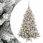 Dirbtinė Kalėdų eglutė su burbulais 120 cm 150 LED &Scaron;ilta balta