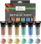 Nassau - Acrylic Metallic Paint, 6 pcs (AR0769/GE)