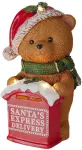 Bear figūrėlė su pa&scaron;to dėžute, LED ap&scaron;vietimas, 19,5 &times; 19 &times; 30 cm