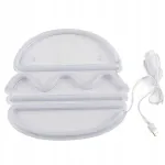 Led neoninė Usb lempa hamburgerio formos, &scaron;viestuvas namams