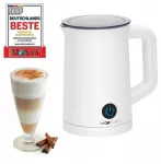 2in1 Clatronic pieno putotuvas mai&scaron;ytuvas &scaron;iltas &scaron;altas 500w &scaron;ildytuvas ąsotis latte