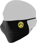 Bvb Medvilninė Kaukė Juoda (3 vnt.)
