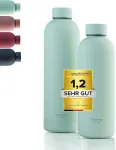 Thermo Flow&reg; nerūdijančio plieno gertuvė 500 ml, 750 ml - be Bpa, nepralaidi vandens gertuvė, termi&scaron;kai izoliuota kolba, tinkama gazuotiems gėrimams, idealiai tinka vaikams, fizz, lauke ir mokykloje