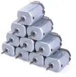 10x Mini Dc Variklis 1.5v-6v 23000rpm Stiprus Magnetinis Variklis