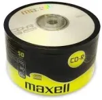 Vinilinė plok&scaron;telė Maxell Cd-r diskai 50 vnt. + Cd dėžutės