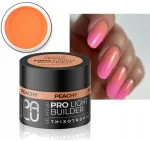 AQC Palu statybinis gelis pro light builder gel uv/led 45g bazinis peachy persikų spalvos