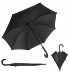 Laikrodis Didelis automatinis eleganti&scaron;kas premium klasės skėtis moterims ir vyrams 107cm