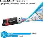 Usb atmintinė 128gb (3 vnt.), Usb 3.0, greita duomenų perdavimo
