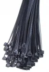 Kabelinės стяжки Rum-lux 7,5x370 mm juodos, 100 vnt.
