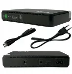 Avarinis maitinimo &scaron;altinis Mini Ups Routeriui Kamerai 12v 9v 5v Dc 15w Usb Buferinis