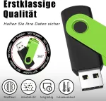 Eastbull Usb atmintinė 4 Gb, 10 vnt., žalia, pasukama