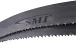 Smi Bi-metal M42 juostinių pjūklų rinkinys, 2 vnt., matmenys 2480 x 27 x 0,90 mm, 5/8 Zpz, pvz., Optimum, Epple, Holzmann, Bernardo, Thomas juostiniams pjūklams