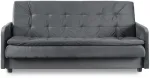 Mebel Elite I&scaron;skleidžiama sofa, 200 &times; 85 cm, pilka