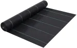 Agroplėvelė nuo piktžolių ir &scaron;aknų, juoda, 1x25m, PP