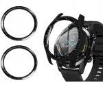2x Stiklas + Pilnas dėklas, skirtas Huawei Watch Gt 2 46mm