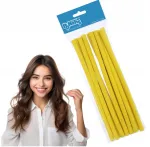 Toni & Guy Ponik's Ilgi plaukų suktukai, guminiai, skirti garbanoms ir bangoms formuoti, 10 mm, 12 vnt., 24 cm