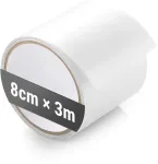 Ecooe palapinės juosta 3 m x 8 cm palapinės lipnios juostos remonto juosta skaidri vandeniui atspari profesionali, tinkama pvc danga dengtoms palapinėms tentams pavėsinėms