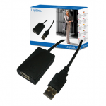 LogiLink Prisijungti | USB 2.0 kartotuvas 5m | USB-A į USB-A USB A ki&scaron;tukas | USB A moteri&scaron;ka
