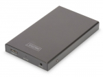 Assmann Electronic DIGITUS DA-71114 i&scaron;orinis SSD/HDD korpusas 2.5 SATA III į USB 3.0 9.5/7.5mm aliuminio
