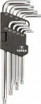 Penkiakampiai ilgieji raktai TOPEX 35D951 (9 vnt., TS10-TS50)