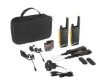 Motorola Talkabout T82 Extreme Twin Pack two-way radio 16 channels Juodas, Oranžinis