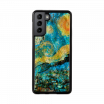 Dėklas iKins case for Samsung Galaxy S21+ starry night juodas