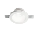 Ideal Lux Recessed lamp 1 light SAMBA ROUND, GU10, baltas