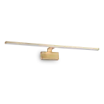 Sieninis &scaron;viestuvas Ideal Lux 20W wall lamp with 1 light ALMA, 3000K, brass