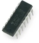 Texas Instruments Loginė grandinė CD74HCT125E - magistralės valdiklis - 4 kanalai
