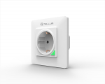 Sieninis &scaron;viestuvas Tellur WiFi Wall Plug, 3000W, 16A, baltas