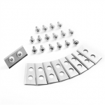 Peiliukų rinkinys AYI robotams vejapjovėms, 3 vnt.