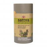 Augaliniai tamsiai &scaron;viesios pelenų spalvos plaukų dažai Dark Ash Blond, Sattva Ayurveda, 150g