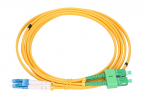 Extralink Patchcord LC/UPC-SC/APC, Singlemode, Duplex, G652D, PVC, 3mm, 2m
