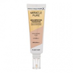 "Max Factor Miracle Pure" odą puoselėjantis makiažo pagrindas 24h Hydration Spf30 82-Deep Bronze 30ml
