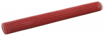Vielos tinklas su PVC danga, raudonas, 10x1,5m