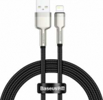 Baseus CALJK-A01 Kabelis USB-A (M) - Lightning (M) 1 m juoda