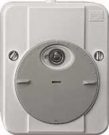 MERTEN 544829 - Gray - 2300 V - IP54 - 230 V - 10 A - 80 mm
