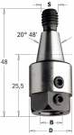 Adapteris CMT 304.080.02; M8/20&deg; 48&rsquo;