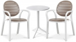 Lauko baldų komplektas PALMA/SPRITZ 2+1, Bianco