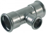 Aalberts integrated piping systemsBV VSH T formos jungtis 108 - 88,9 - 108 mm - M formos dėklas XPress nerūdijančio plieno presui
