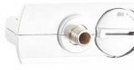 Nordtronic Pakabinamo &scaron;viestuvo adapteris, baltas kvadratinis, 1 fazė - 230 V