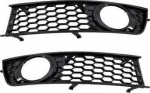 MTuning Rėmai halogeninėms lempoms Blizgus Juodas AUDI A4 B6 2001-2004