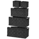 Home Styling Collection Sandėliavimo krep&scaron;elių rinkinys, popierius