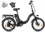 Elektrinis dviratis Samebike CY20, 20", 350W, 12Ah, juodas