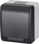 Elektro Plast Nasielsk GN.2P+Z N/T IP44 ANTRACYT HERMES