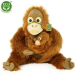 Rappa Plush orangutan with baby 28 cm ECO-F.