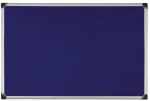 Pinnwand Bi-Office&reg; Maya 90x120 cm, Aluminiumrahmen, blau