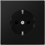 Jung Ki&scaron;tukinis lizdas, matinės grafito juodos sp., su papildoma kontaktų apsauga