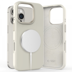 Dėklas Apple iPhone 16 Pro Tech-Protect Silicone Pure MagSafe Cosmic Latte