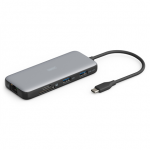 &bdquo;Digitus&ldquo; USB-C prijungimo stotelė, 7 prievadų | DA-70914 | Ethernet LAN (RJ-45) jungtys 1 | HDMI jungtys kiekis 1